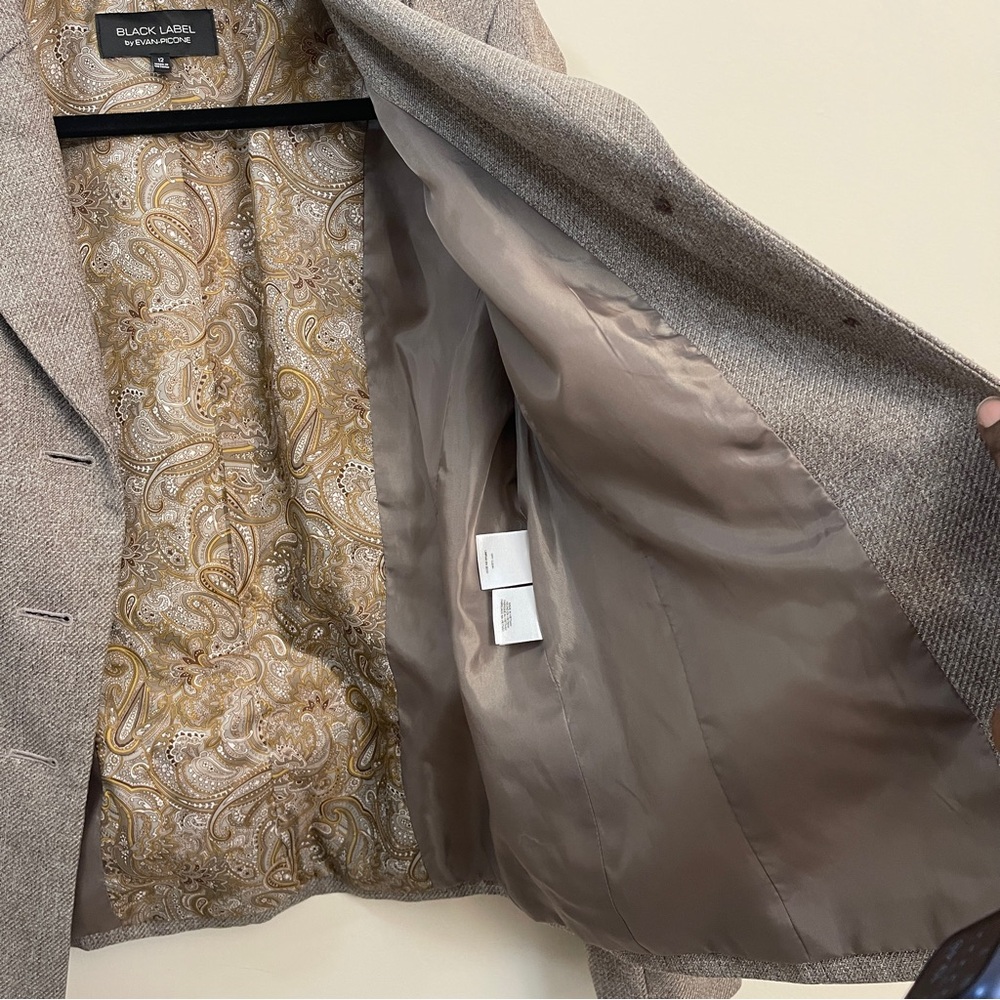 Black Label by Evan-Picone Blazer in Size Large (12) - Picture 7 of 7
